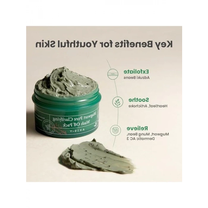 Yüz Maskesi 50ml, AXIS-Y Mugwort Pore Clarifying ile Cilt Bakımı