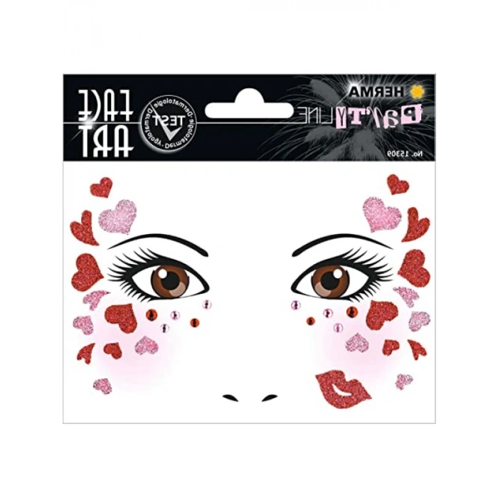 Yüz Süsleme Etiketi - Parti İçin