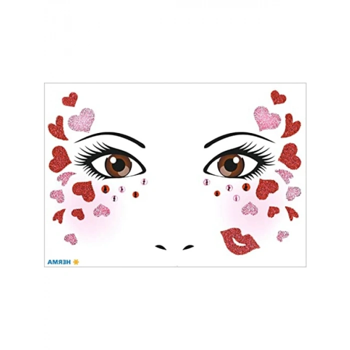 Yüz Süsleme Etiketi - Parti İçin