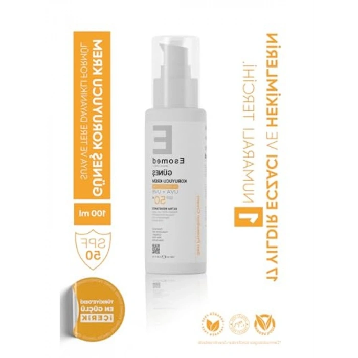 Yüz ve Vücut için Yüksek Koruyucu Güneş Kremi, 100 ml