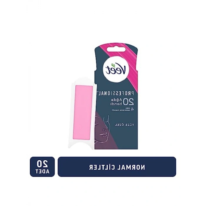 Yüze Özel Sir Ağda Bandı - Normal Ciltler İçin, 20 Adet