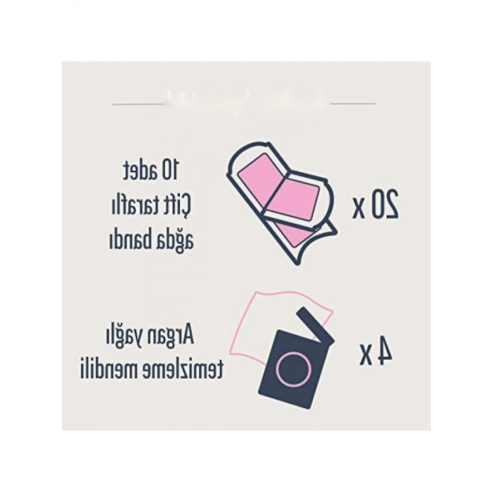 Yüze Özel Sir Ağda Bandı - Normal Ciltler İçin, 20 Adet