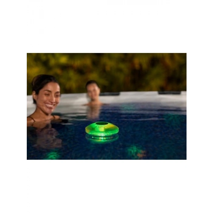 Yüzen LED Lamba, 14 cm Çapında, Pille Çalışan