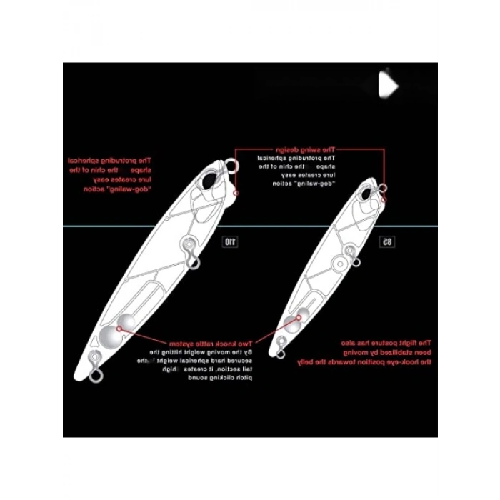 Yüzen Suni Yem - 85 mm, 9.7 gram Ağırlık