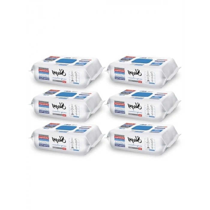 Yüzey Temizlik Havlusu Mendili, 6x100 Yaprak, Katkılı