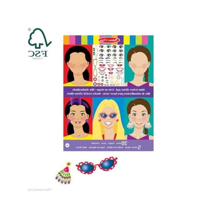 Yüzler Temalı Çıkartma Kitabı, Eğlenceli Aktiviteler