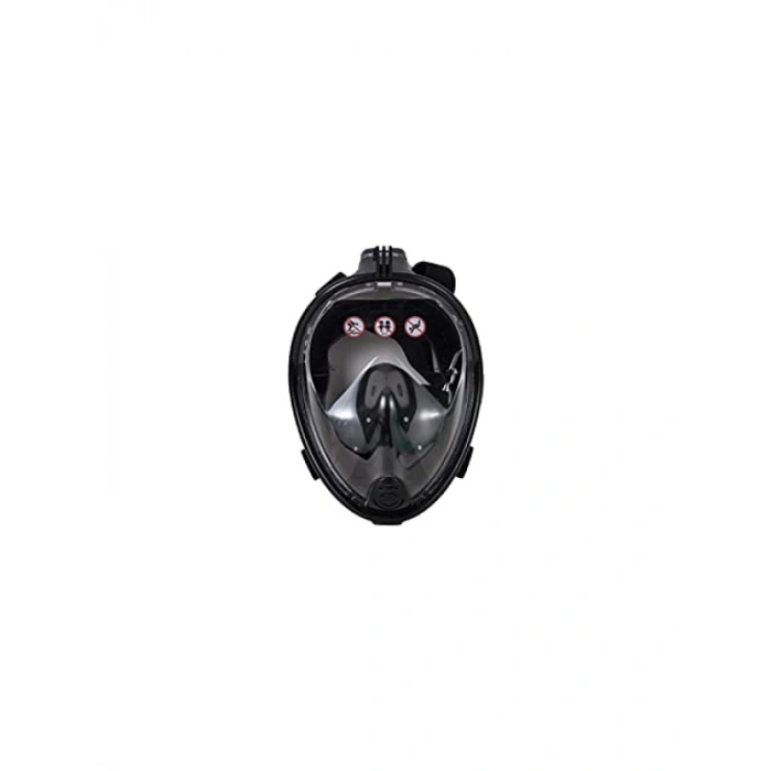 Yüzme Aksesuarı Fullface Silikon Maske ve Şnorkel Seti (S/M)