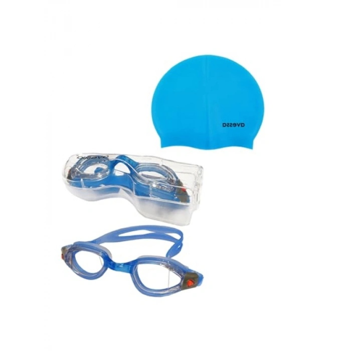 Yüzücü Gözlüğü ve Silikon Bone Seti