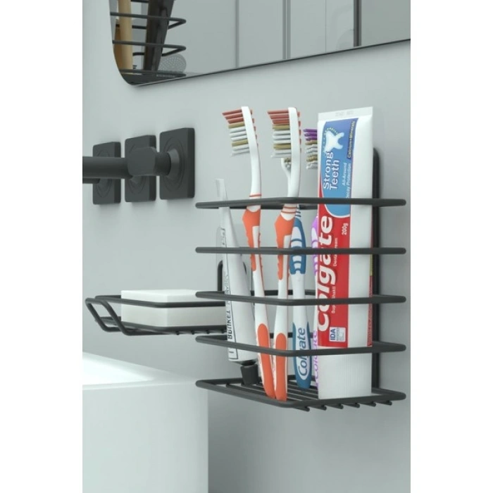 Zabata Metal Yapışkanlı Banyo Aksesuar Seti