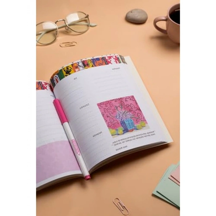 Zamansız Ressamlar için 16.5x19.5 cm Boyutunda Ajanda