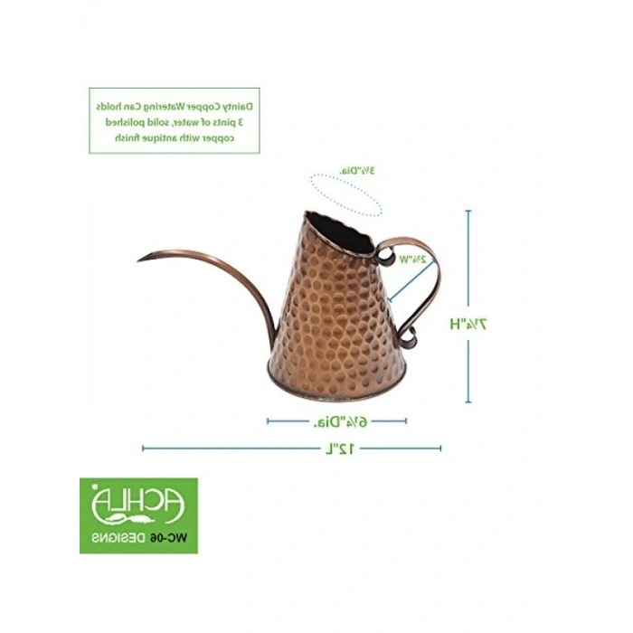 Zarif Bakır Sulama Sürahisi - Antika Tasarım