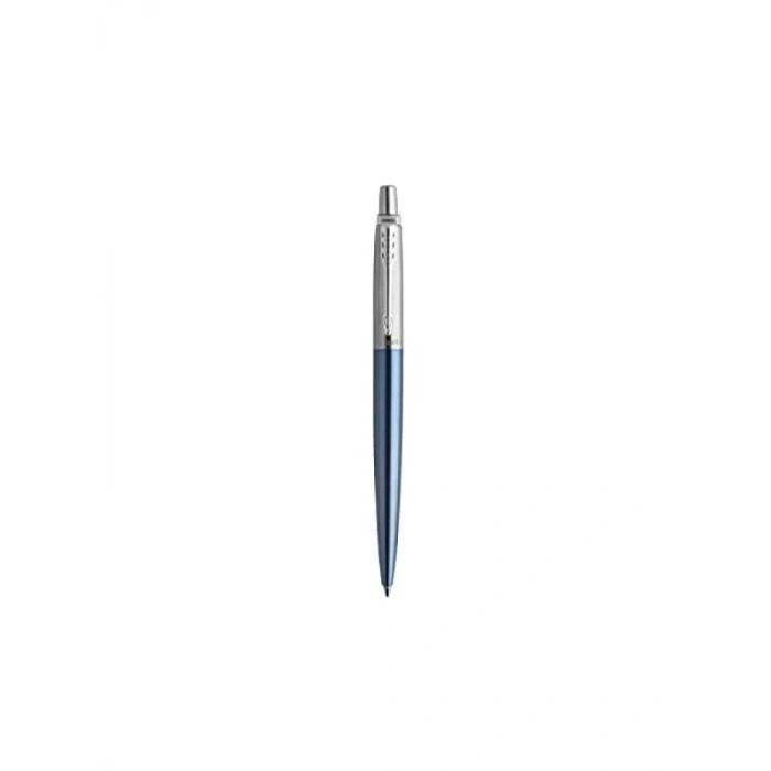 Zarif Tükenmez Kalem - Mavi Kaplama, Paslanmaz Çelik