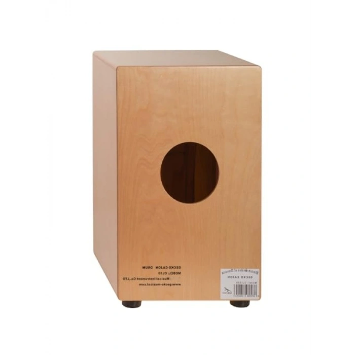 Zebra Ahşap Tap Gövde Cajon, Kaliteli Ses ve Dayanıklı Yapı