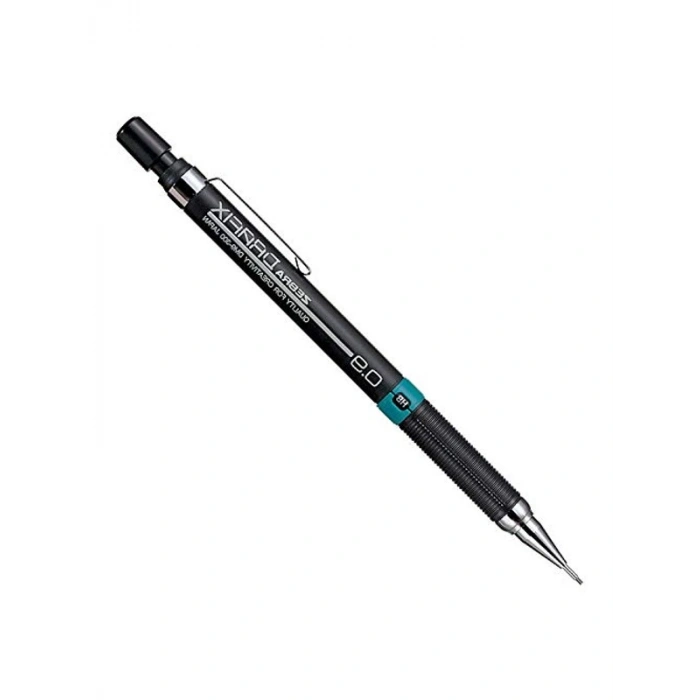 Zebra Drafix Mekanik Kurşun Kalem, 0.9 mm, Si̇yah/Yeşil
