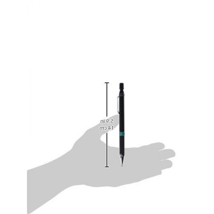 Zebra Drafix Mekanik Kurşun Kalem, 0.9 mm, Si̇yah/Yeşil