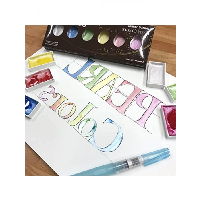 Zig Suluboya Pigment Seti, 6 Renk, Yüksek Kalite