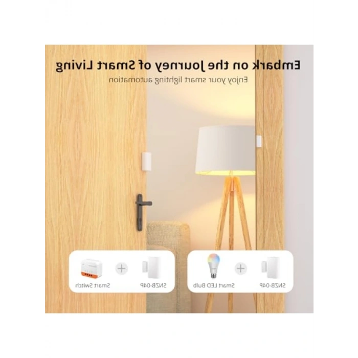 ZigBee Kapı Pencere Sensörü, 5 Yıl Pil Ömrü