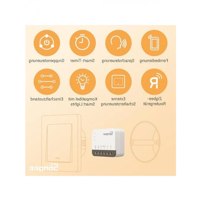 ZigBee Mini Akıllı Anahtar - Akıllı Ev Sistemleri ile Uyumlu