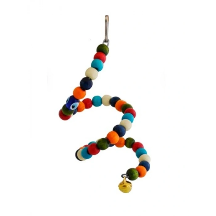 Zilli Helezon Kuş Oyuncağı, 38 cm, Eğlenceli Aktivite