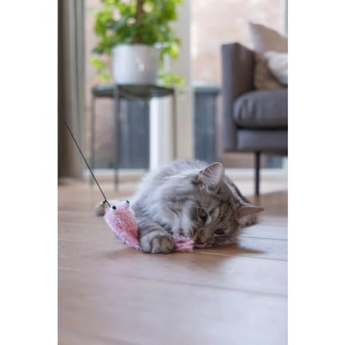 Zilli Peluş Ahtapot Kedi Oltası