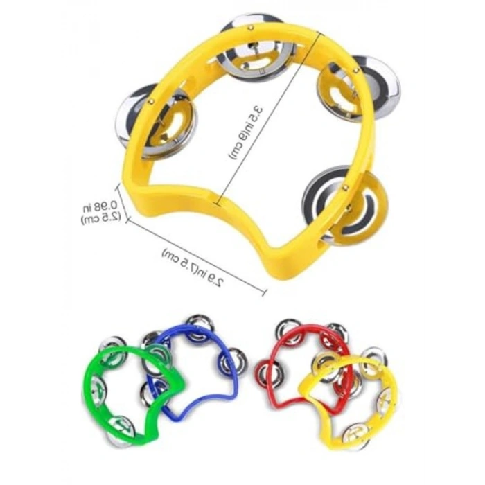 Zilli Tef, Çocuklar İçin Sarı Renk Seçeneği ile 1 Adet