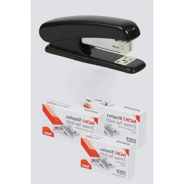 Zımba Makinesi Seti, 24/6 Zımba Teli ile 3000 Adet