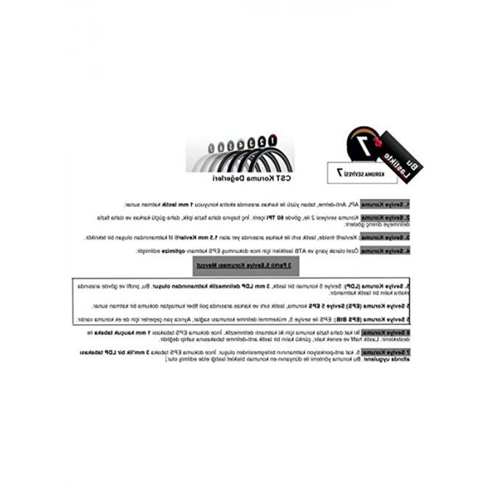 Zırhlı Dış Lastik, 700x35 mm Boyutunda, Yüksek Dayanıklılık