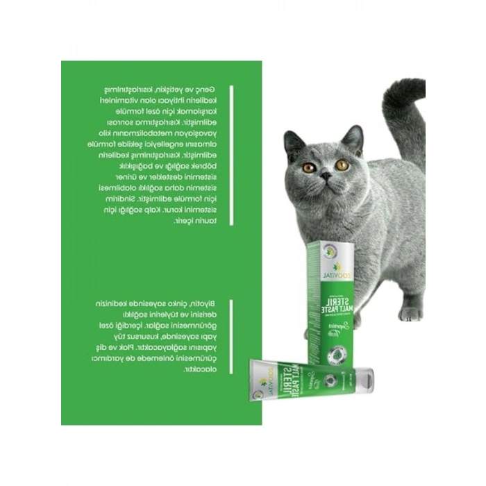 ZooVital Steril Paste Kısırlaştırılmış Kediler için Vitamin Macun 100G