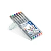 0.3 mm Uç Kalınlığında Pigment Liner Seti, 6lı Karışık Renk