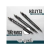 0.5 mm İnce Çizgi Mekanik Kurşun Kalem, Siyah Namlu, 4lü Set