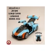 1:24 Ölçek Metal Spor Araba Modeli, Işıklı ve Sesli Özellikte
