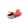 1:24 Ölçekli Kırmızı 1958 Chevy Impala Metal Model Araba