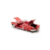 1:24 Ölçekli Kırmızı 1958 Chevy Impala Metal Model Araba