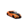 1:24 Ölçekli Turuncu Toyota GR Supra Modeli, Hızlı ve Öfkeli