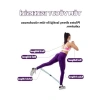 1 Adet Pilates Egzersiz Bandı, Direnç Lastiği ile Spor