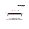 10 Adet Mat Siyah Metal Çekmece Kulp 224 mm
