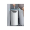 10 LT Kapasiteli Antrasit Çöp Kovası, Tuvalet Kağıdı Tutuculu