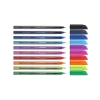 10lu Set Tükenmez Kalem, 1,00 mm Kalınlık, Canlı Renkler