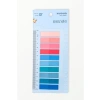 10 Renkli Şeffaf Pet Index ile Manzara Tasarımlı Sticky Note Seti
