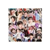 100 Adet Bts Baskılı Renkli Sticker Seti, Eğlenceli Tasarımlar