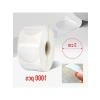 1000 Adet Şeffaf Yuvarlak Paketleme Etiketi - 3 cm Çapında