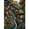 1000 Parça Ağaçların Gölgesinde Huzur Temalı Puzzle