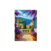 1000 Parça Begonvilli Deniz Manzarası Puzzle