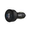 100W Araç Şarj Aleti, LED Ekranlı Type-C + USB-A
