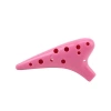 12 Delik Alto C Ocarina Müzik Enstrümanı (Mavi)
