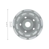 125 mm Beton için Elmas Taşlama Diski, Uzman Aksesuarlarla