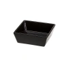 14 x 14 x 5 cm Boyutunda Siyah Seramik Mama Kabı, 0,5 L