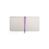 140 gr. Çizgisiz Sketchbook - 12x12cm, Lila Sert Kapak