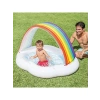 142 cm Çapında Gökkuşağı Desenli Şişme Havuz