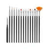15 Parça Profesyonel Nail Art Fırça Seti, Tırnak Sanatı İçin